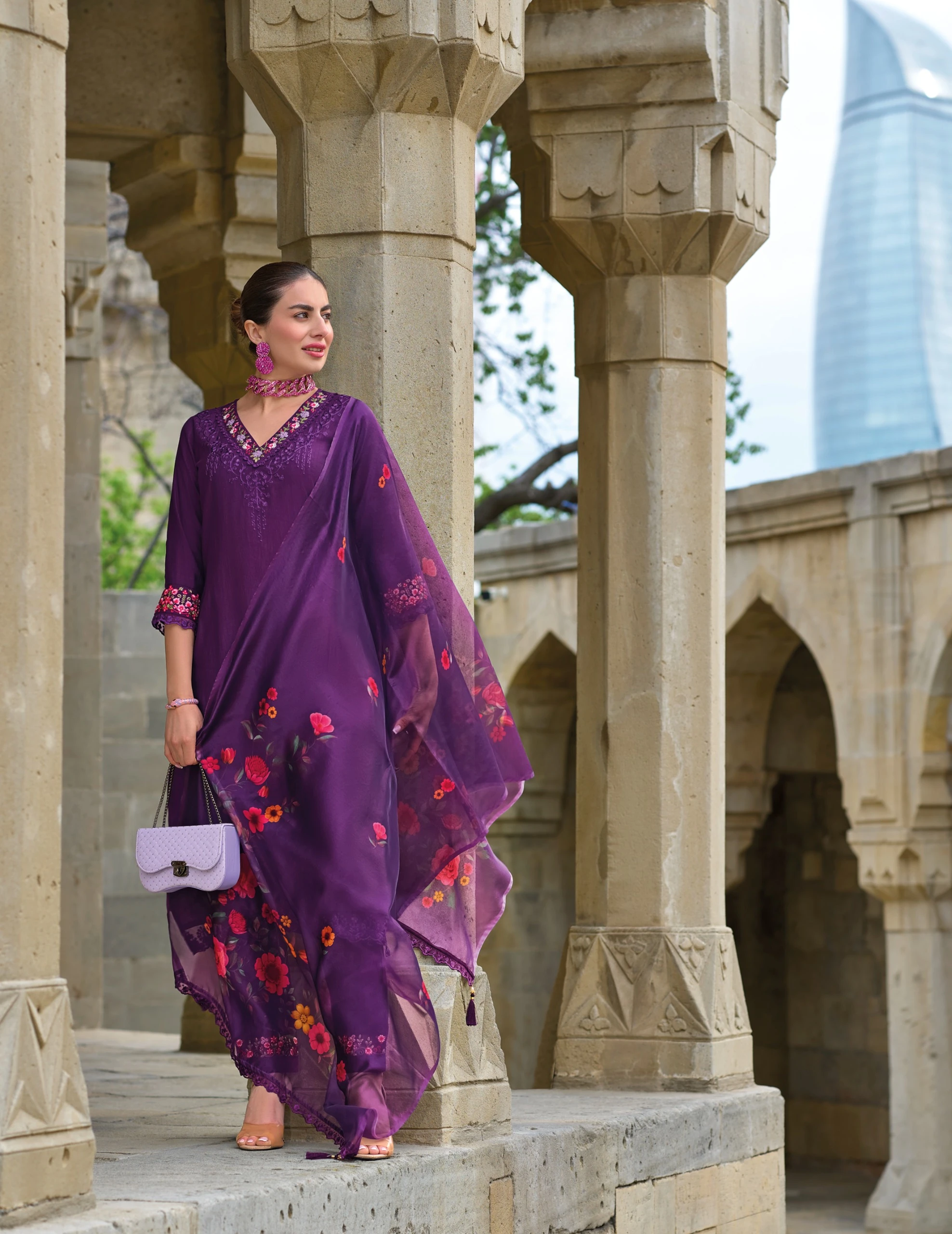 Lily & Lali Malvika 2 Organza Wholesale Fancy Readymade Salwar Suit Catalog — Wholesale Readymade Suit, Lily & Lali wholesale from Surat - Gallery Image 6